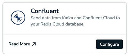 The Confluent integration tile.