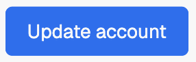 Use the Update account button to save the updated cloud account details.