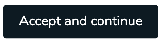 Use the Accept and continue button to acknowledge PSC's impact on latency and cost.