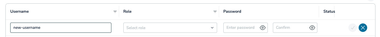 User add username.