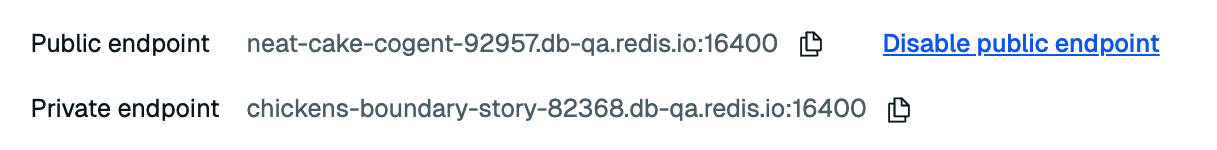 The General section of the Configuration tab of the Pro database details page.
