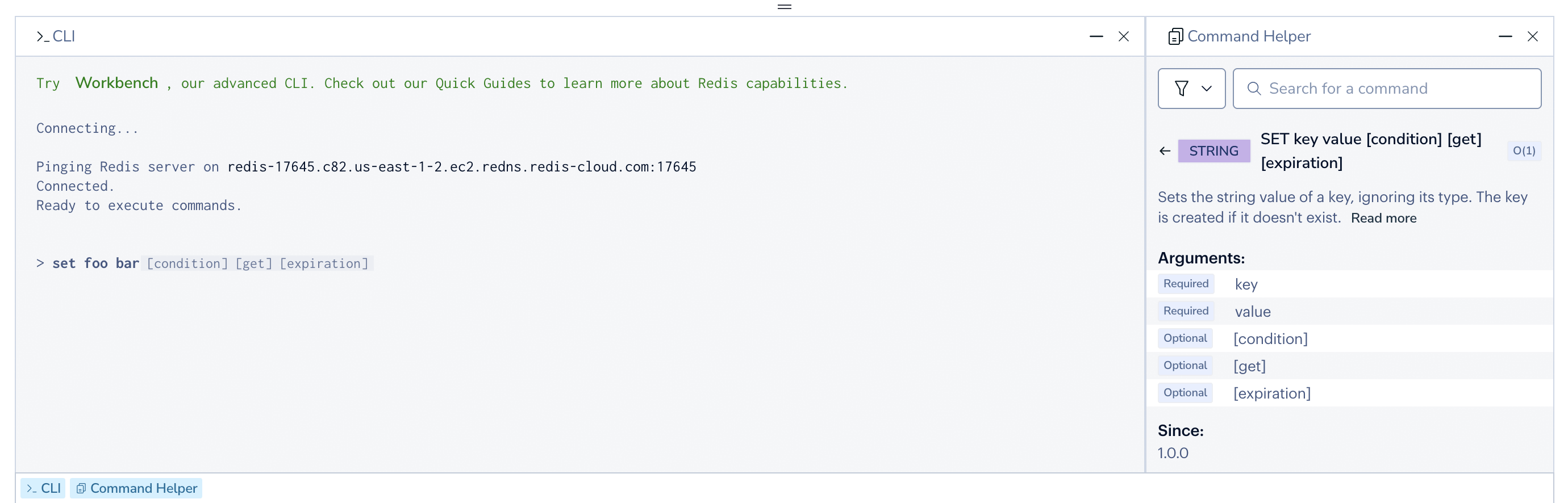 The CLI and command helper