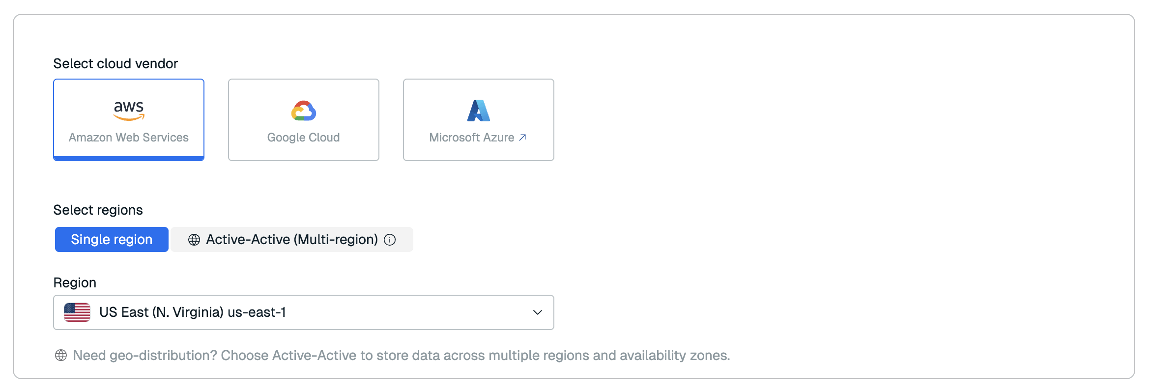The General settings of the Setup tab.
