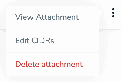 The More actions menu.