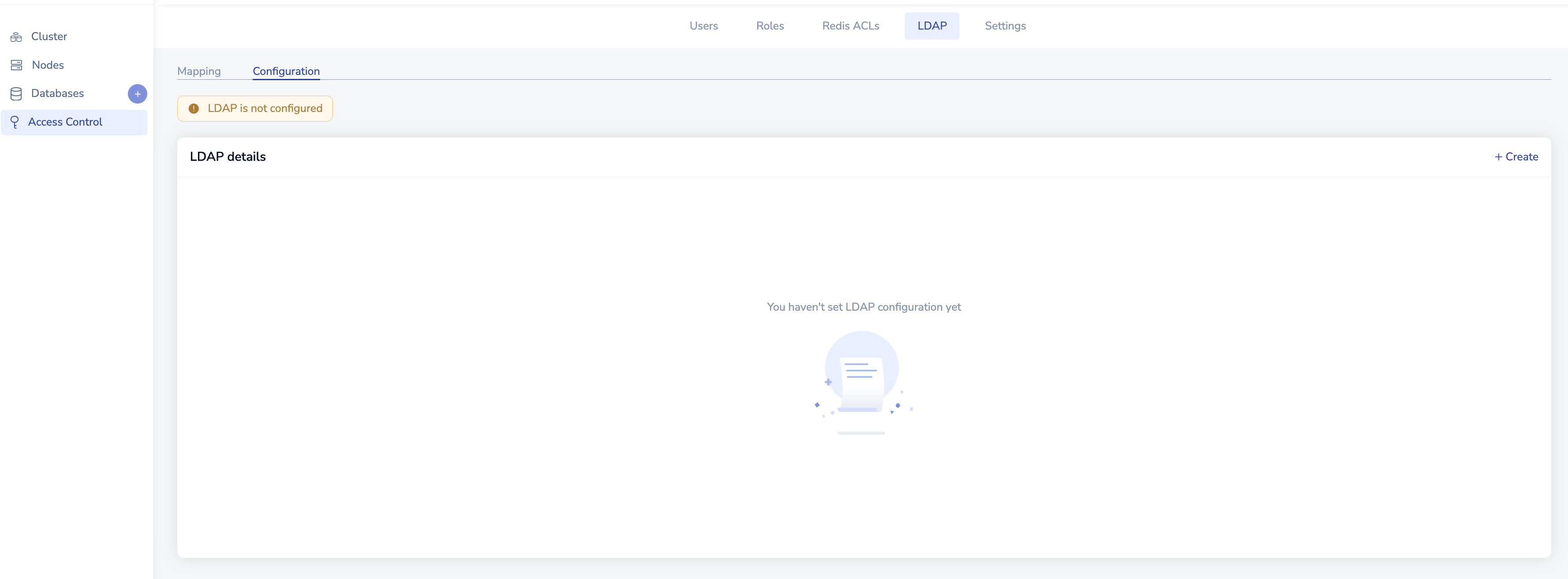 Enable LDAP Panel