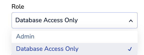 Add role to user.