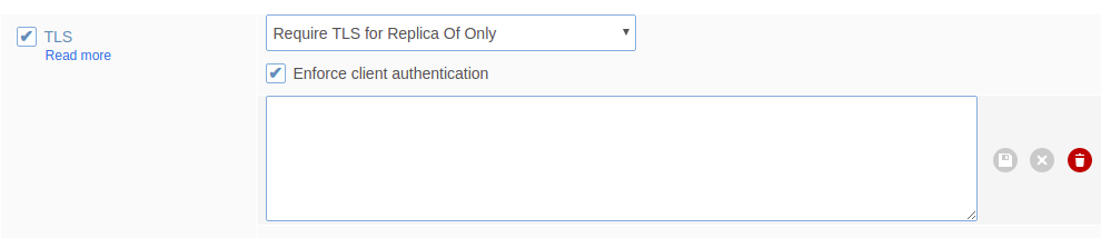 Database TLS Configuration